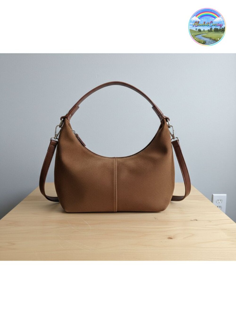 Suede Slouchy Shoulder Tote Bag Fall Crossbody Handbag Winter Work